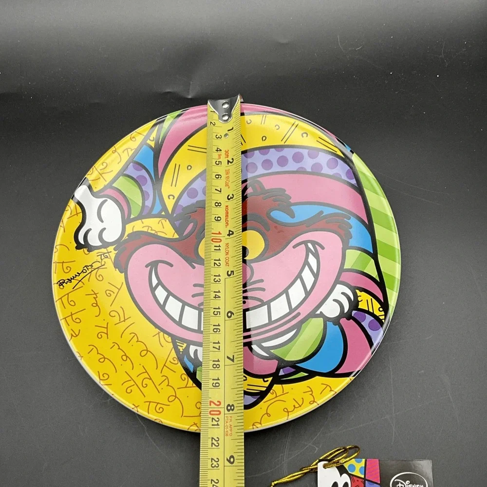Disney Cheshire Cat Plate by Romero Britto *NEW* Gift Boxed